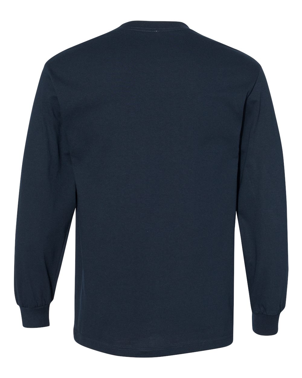 American Apparel Unisex Heavyweight Cotton Long Sleeve Tee - 1304 True Navy