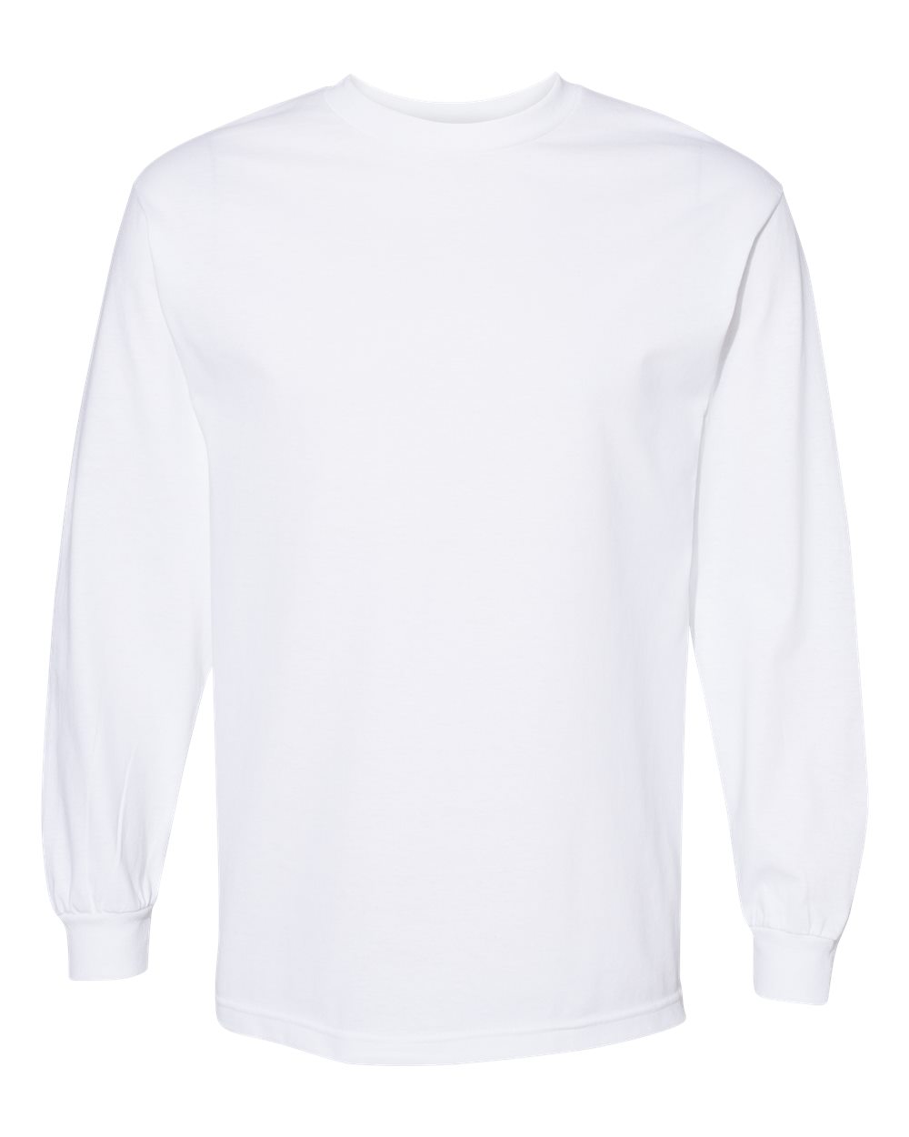 American Apparel Unisex Heavyweight Cotton Long Sleeve Tee - 1304 White
