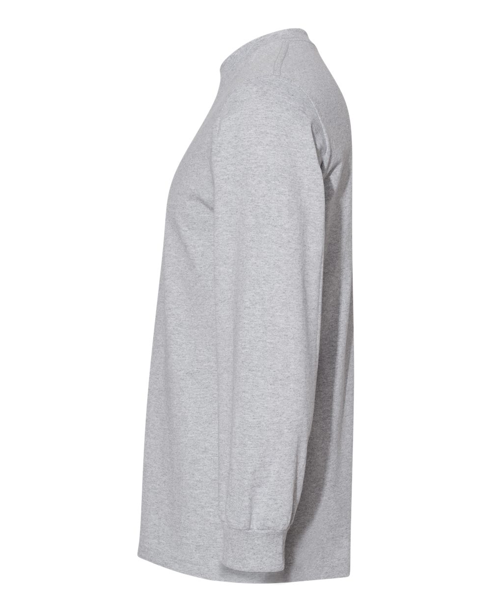American Apparel Unisex Heavyweight Cotton Long Sleeve Tee - 1304 Heather Grey