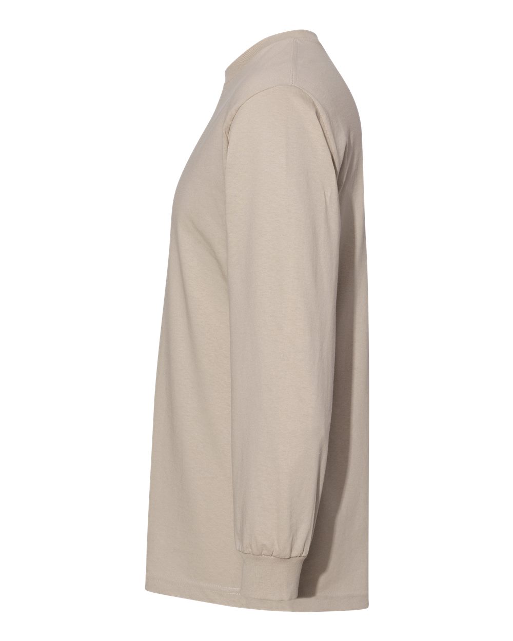 American Apparel Unisex Heavyweight Cotton Long Sleeve Tee - 1304 Sand