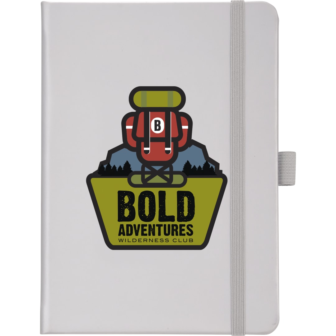 5" x 7" Vienna Hard Bound JournalBook® - 2800-29 Silver