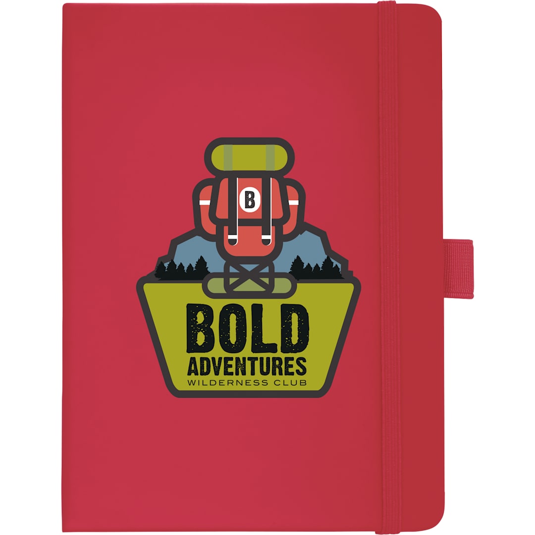 5" x 7" Vienna Hard Bound JournalBook® - 2800-29 Red