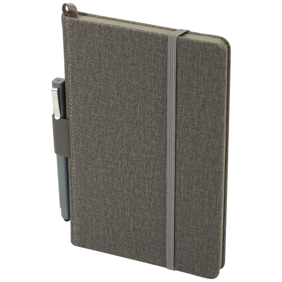 5.5" x 8.5" Heathered Hard Bound JournalBook® - 2800-43 Gray
