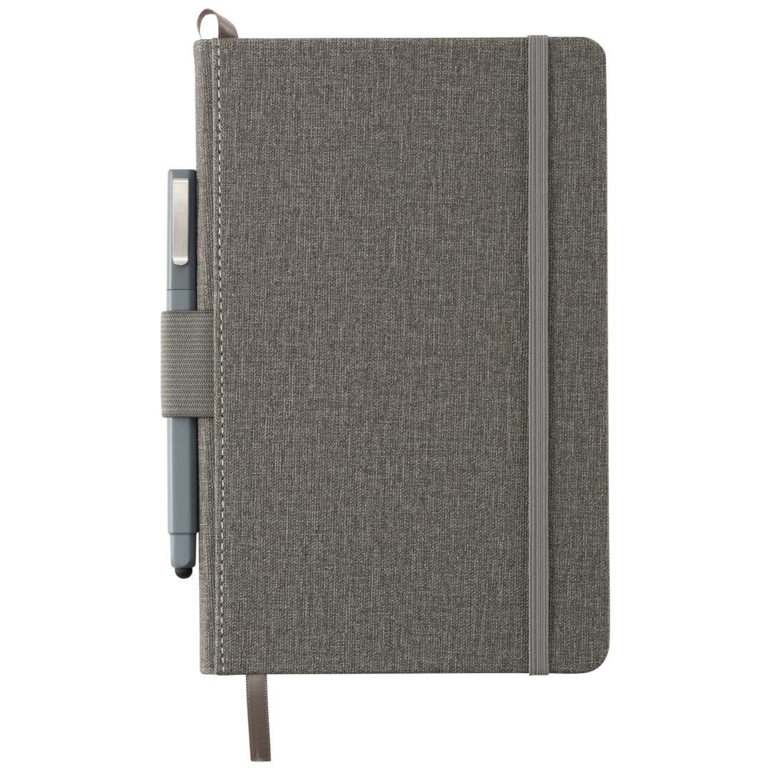 5.5" x 8.5" Heathered Hard Bound JournalBook® - 2800-43 Gray