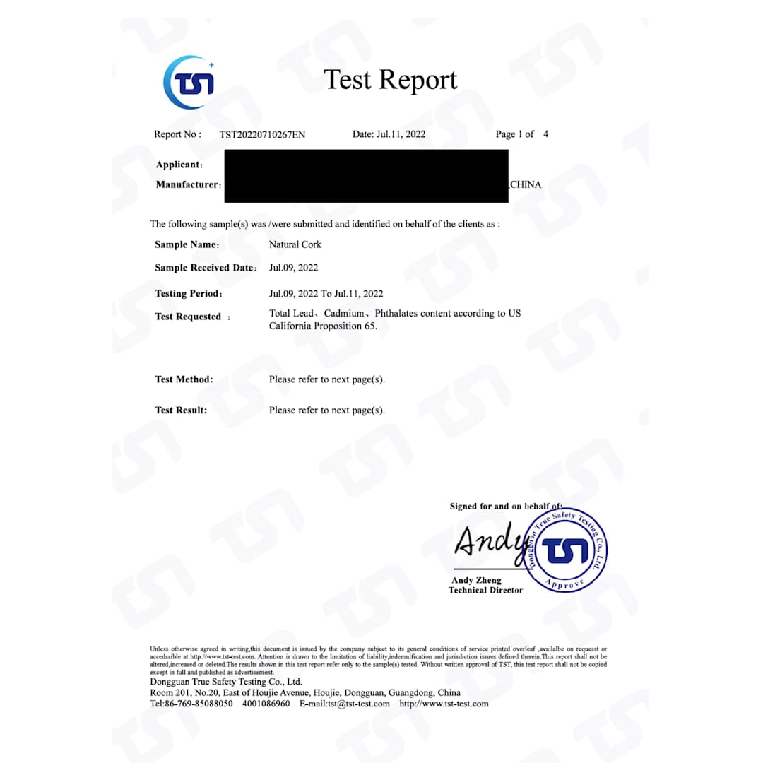 5.5" x 8.5" FSC Lucca Cork Hard Bound JournalBook® - 2800-45 Black