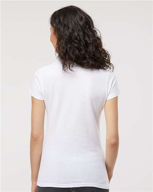 M&O Women's Fine Jersey T-Shirt - 4513 Fine White