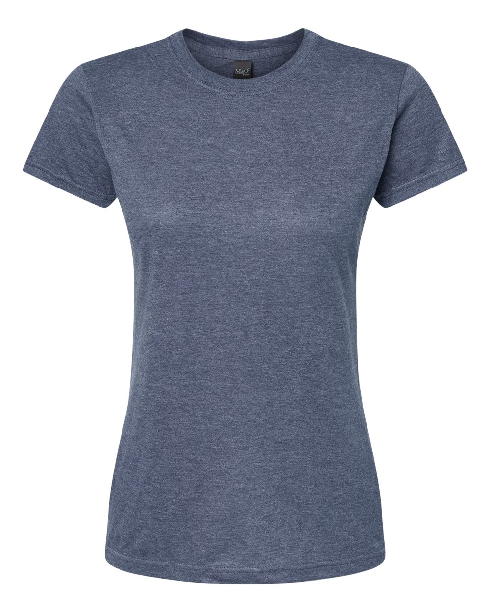M&O Women's Fine Jersey T-Shirt - 4513 Heather Navy