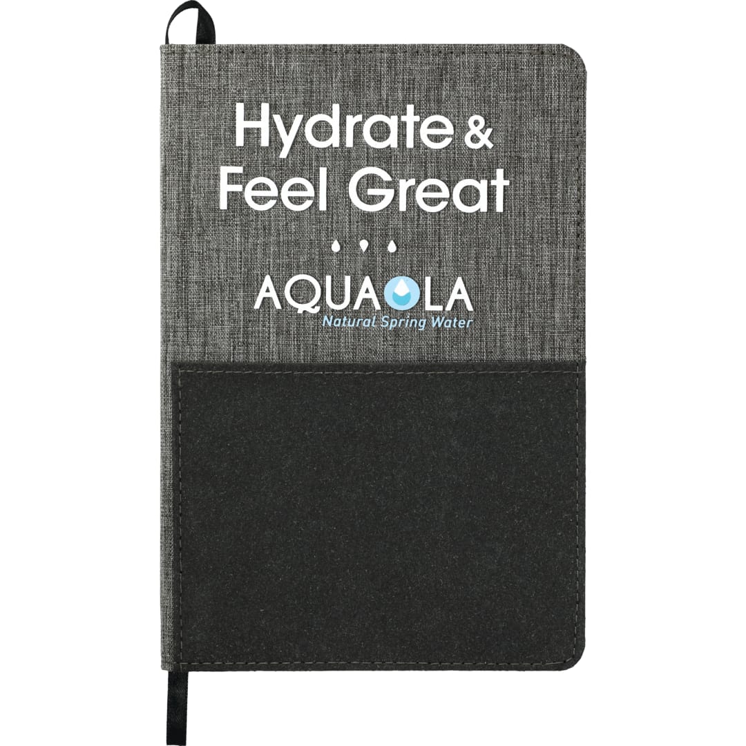 5.5" x 8.5" FSC® Mix Reclaim Recycled Journal - 2800-56 Gray