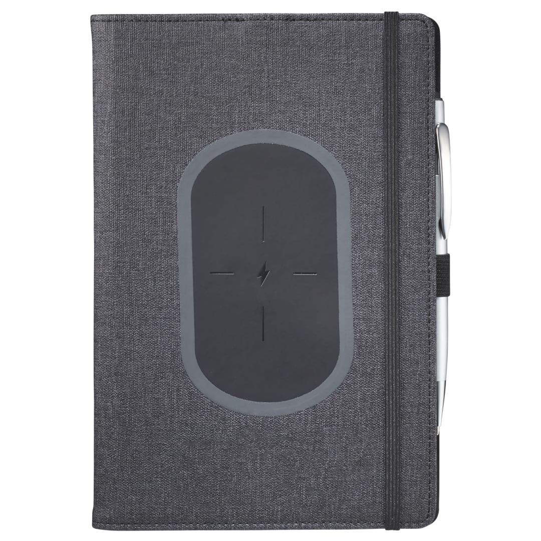5.5" x 8.5" Walton Wireless Charging JournalBook® - 2800-58 Black