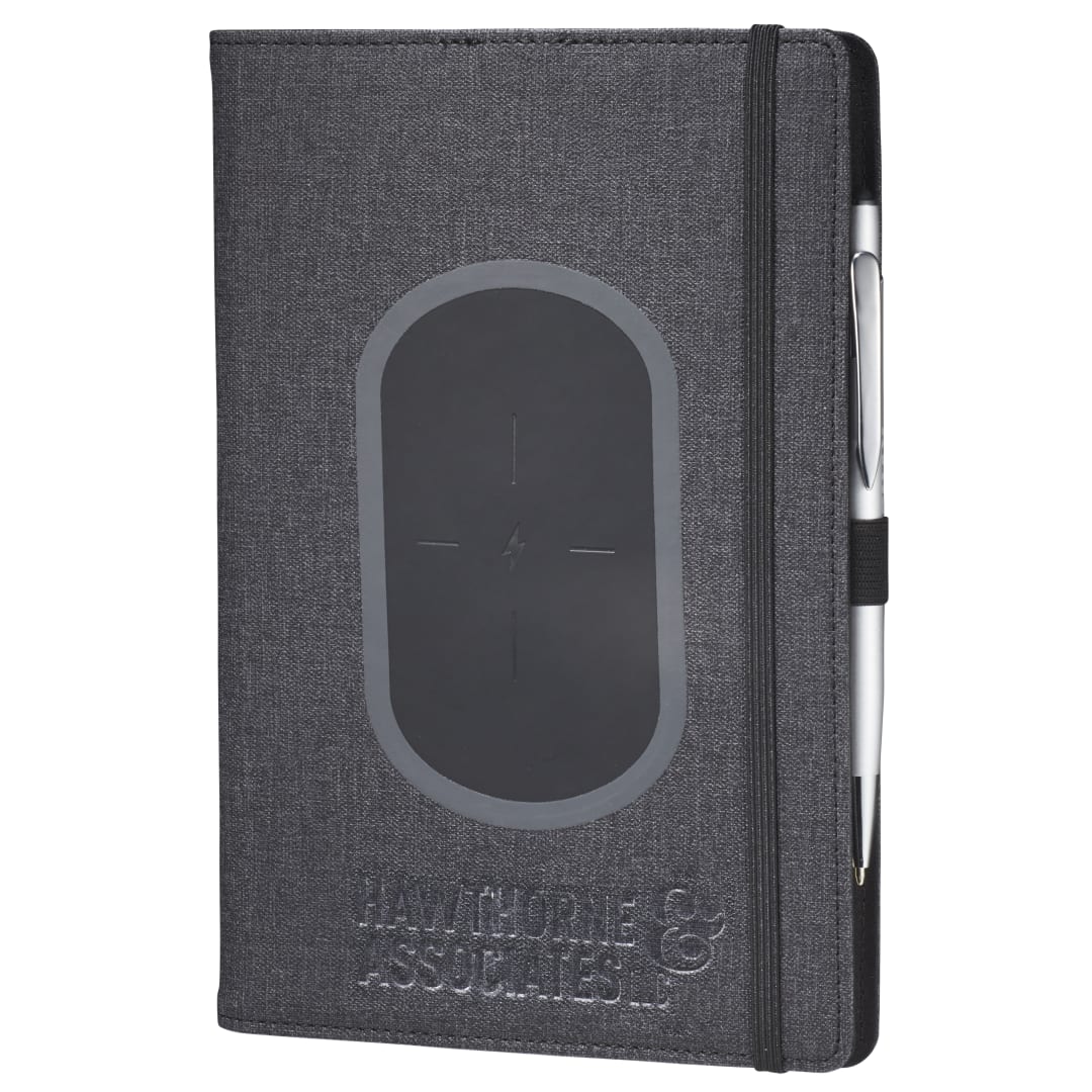 5.5" x 8.5" Walton Wireless Charging JournalBook® - 2800-58 Black