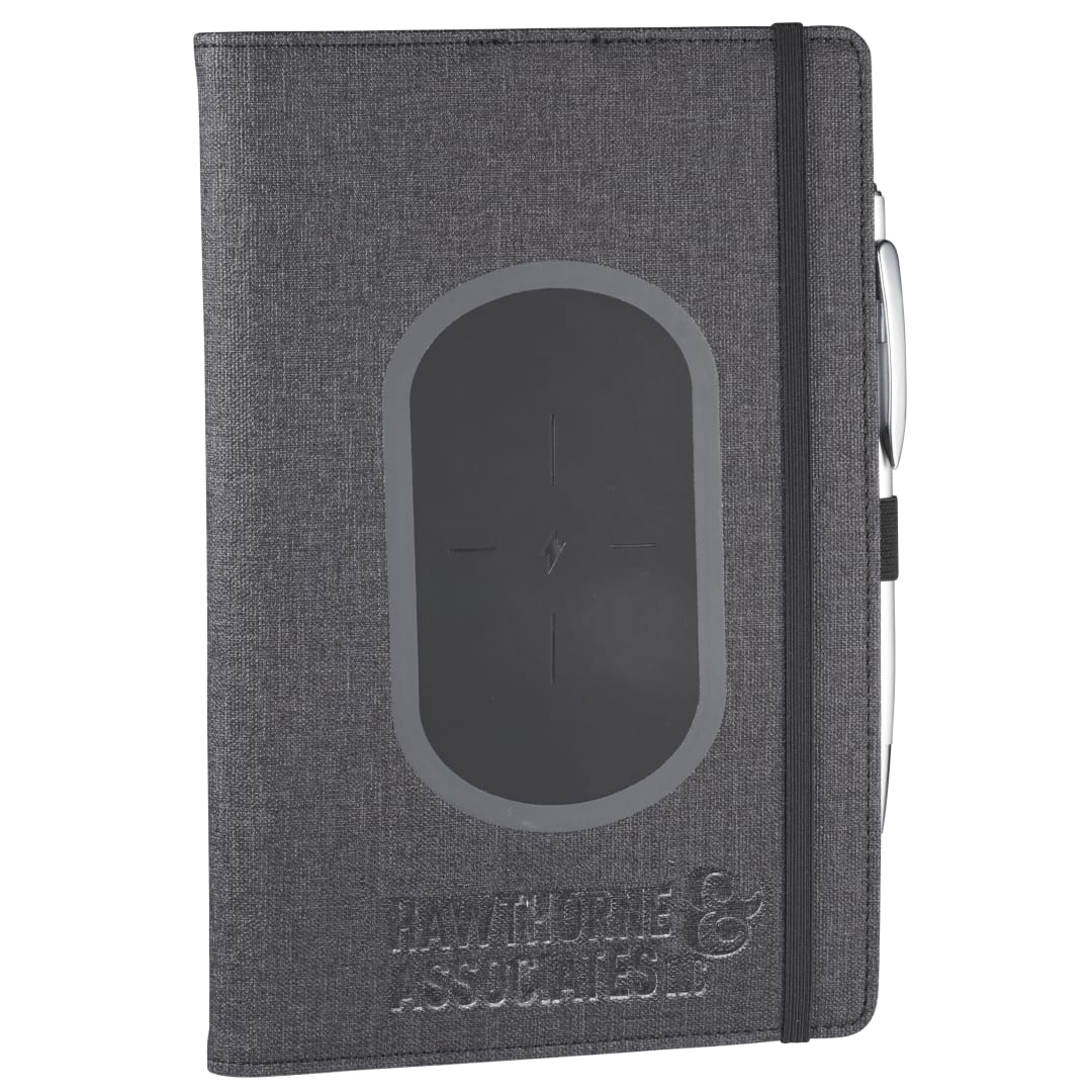5.5" x 8.5" Walton Wireless Charging JournalBook® - 2800-58 Black