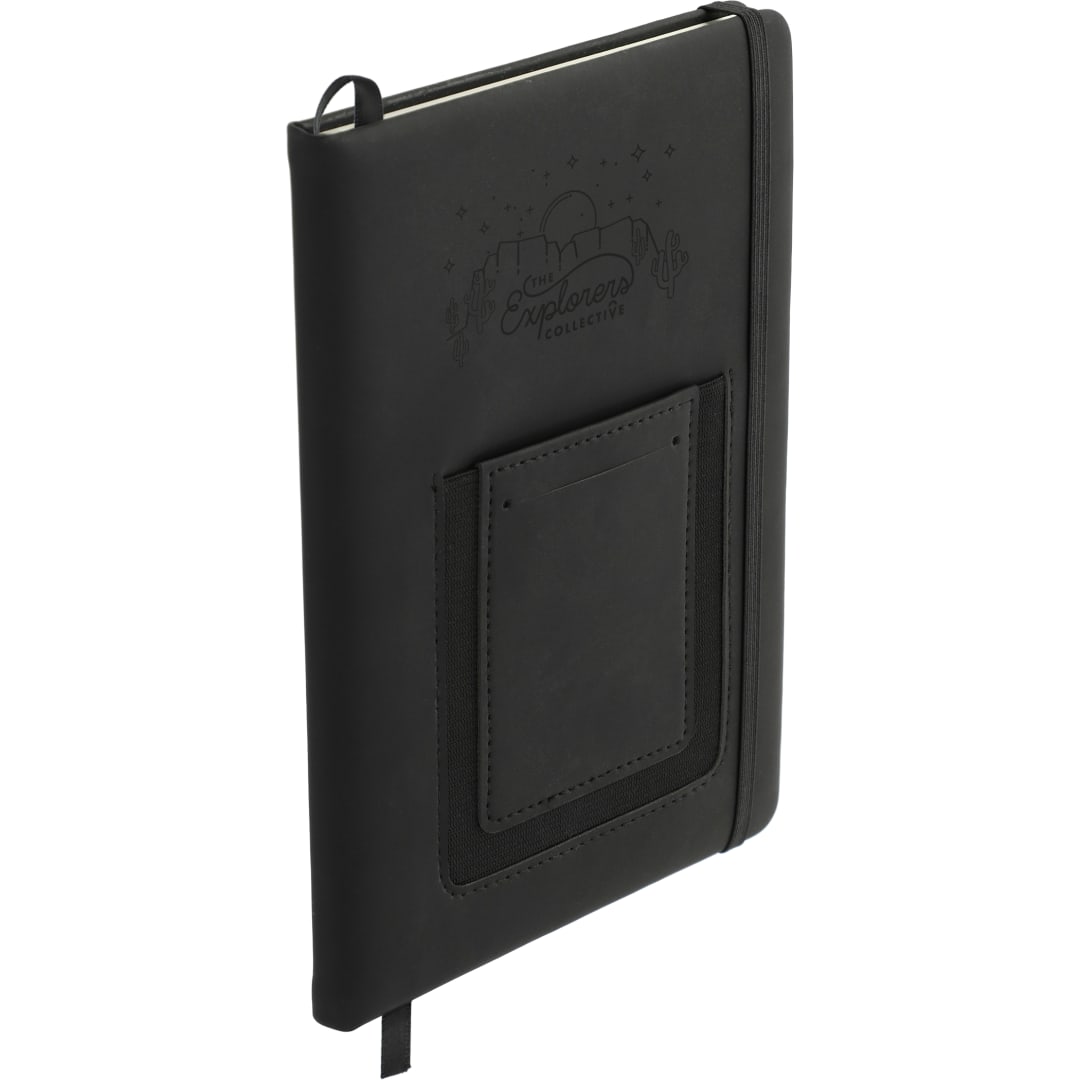 5.5x8.5 FSC® Mix Vienna Phone Pocket Bound Journal - 2800-65 Black