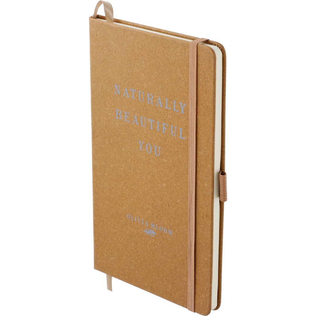 5.5" x 8.5" Recycled Leather Bound JournalBook® - 2800-71 Natural