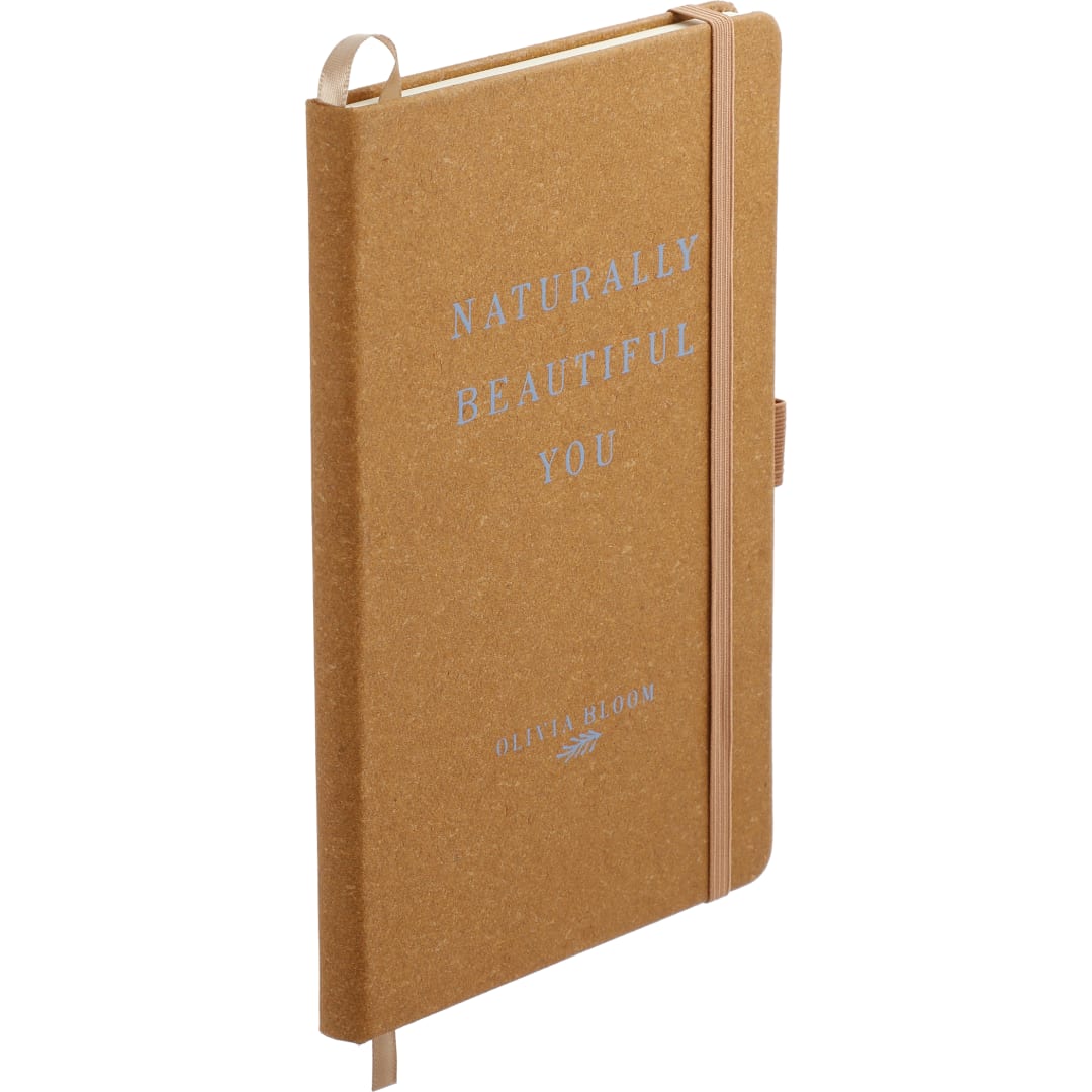 5.5" x 8.5" Recycled Leather Bound JournalBook® - 2800-71 Natural