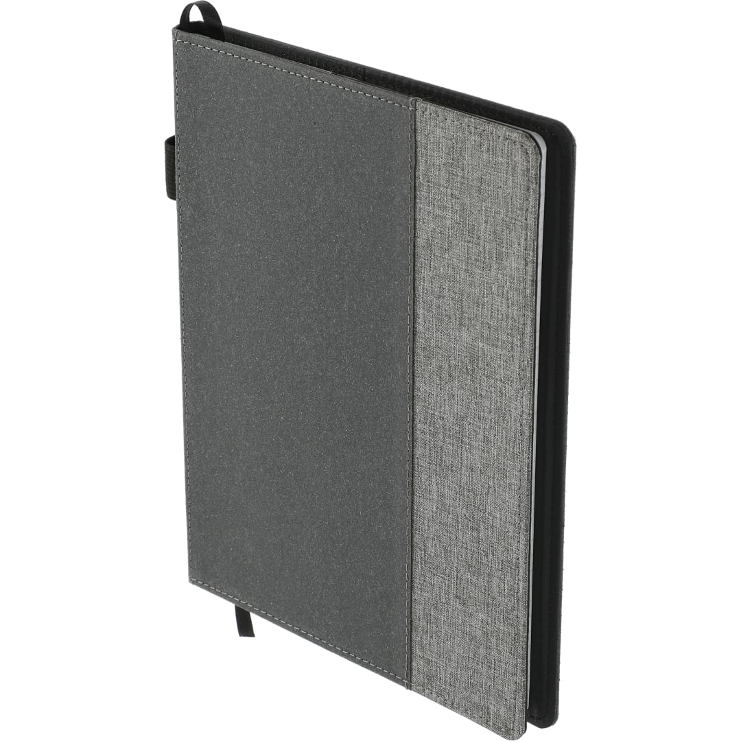 7" x 10" FSC® Mix Reclaim RPET Refillable Journal - 2800-74 Gray