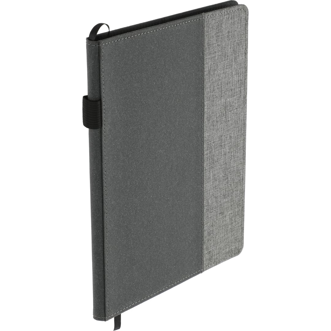 7" x 10" FSC® Mix Reclaim RPET Refillable Journal - 2800-74 Gray