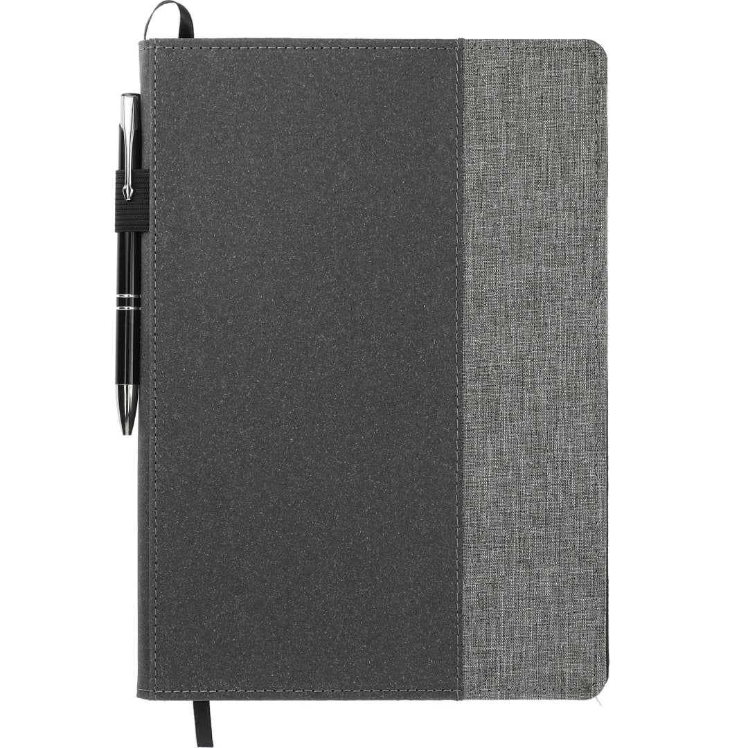7" x 10" FSC® Mix Reclaim RPET Refillable Journal - 2800-74 Gray