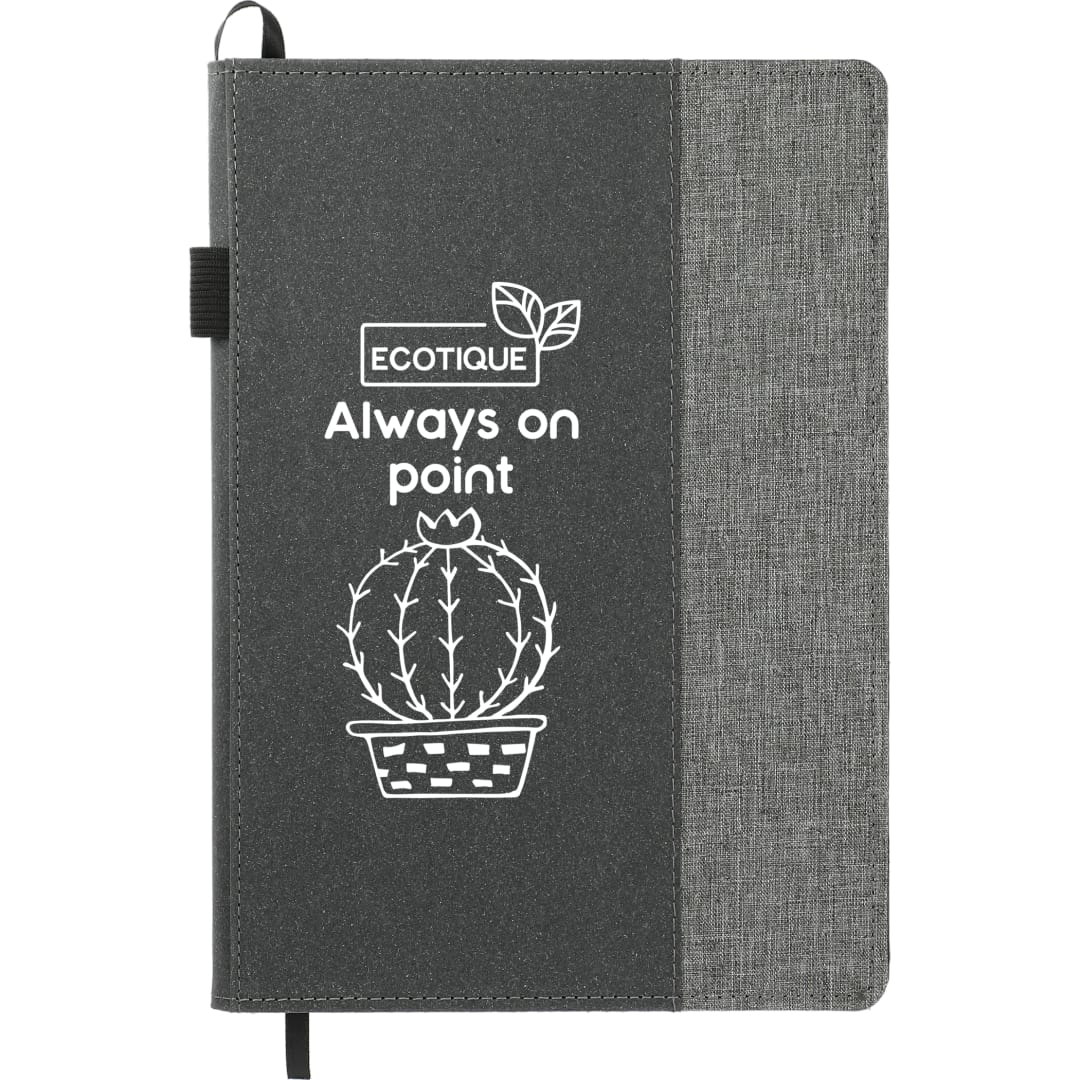 7" x 10" FSC® Mix Reclaim RPET Refillable Journal - 2800-74 Gray