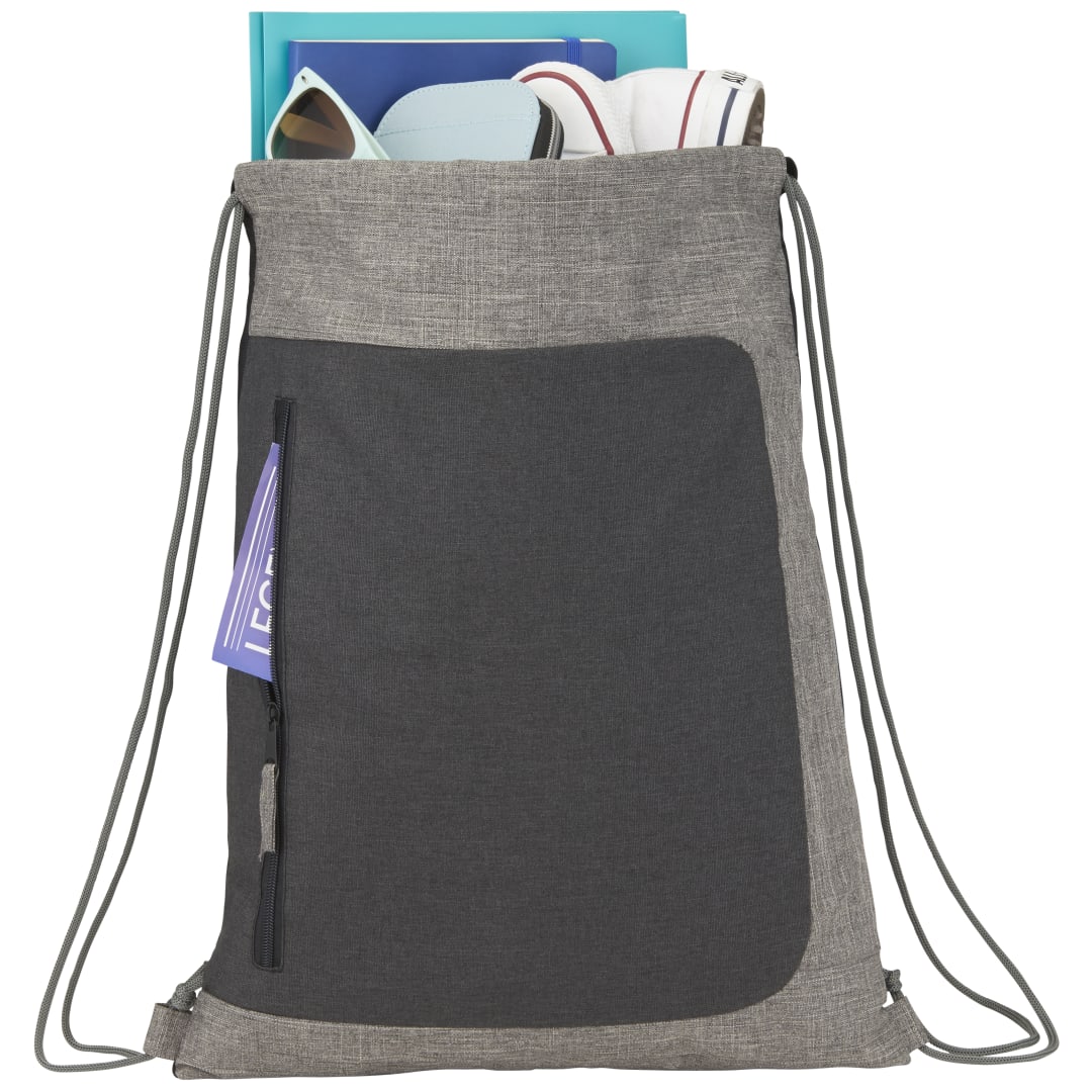 Reclaim Recycled Drawstring Bag - 3001-71 Gray
