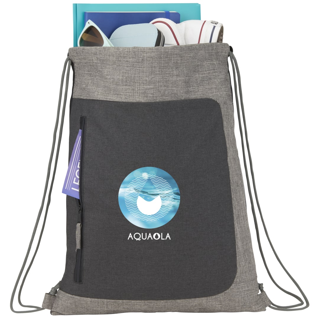 Reclaim Recycled Drawstring Bag - 3001-71 Gray