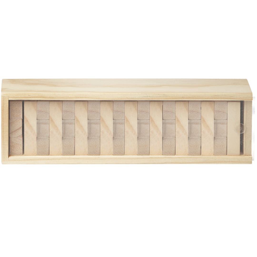 Tumbling Tower Wood Block Stacking Game - 3002-35 Brown