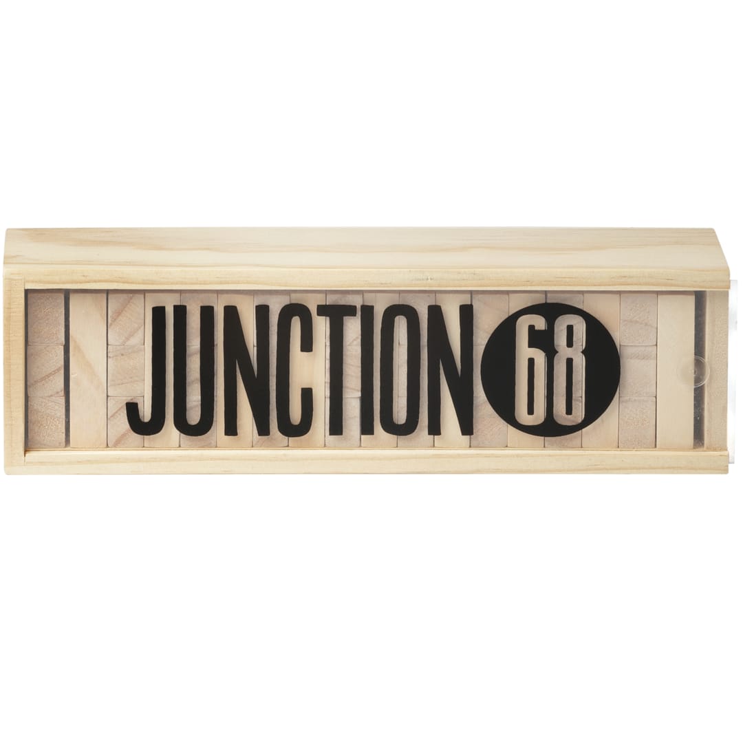 Tumbling Tower Wood Block Stacking Game - 3002-35 Brown