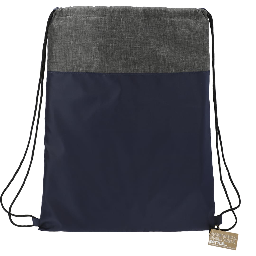 Ash Recycled Drawstring Bag - 3005-44 Blue