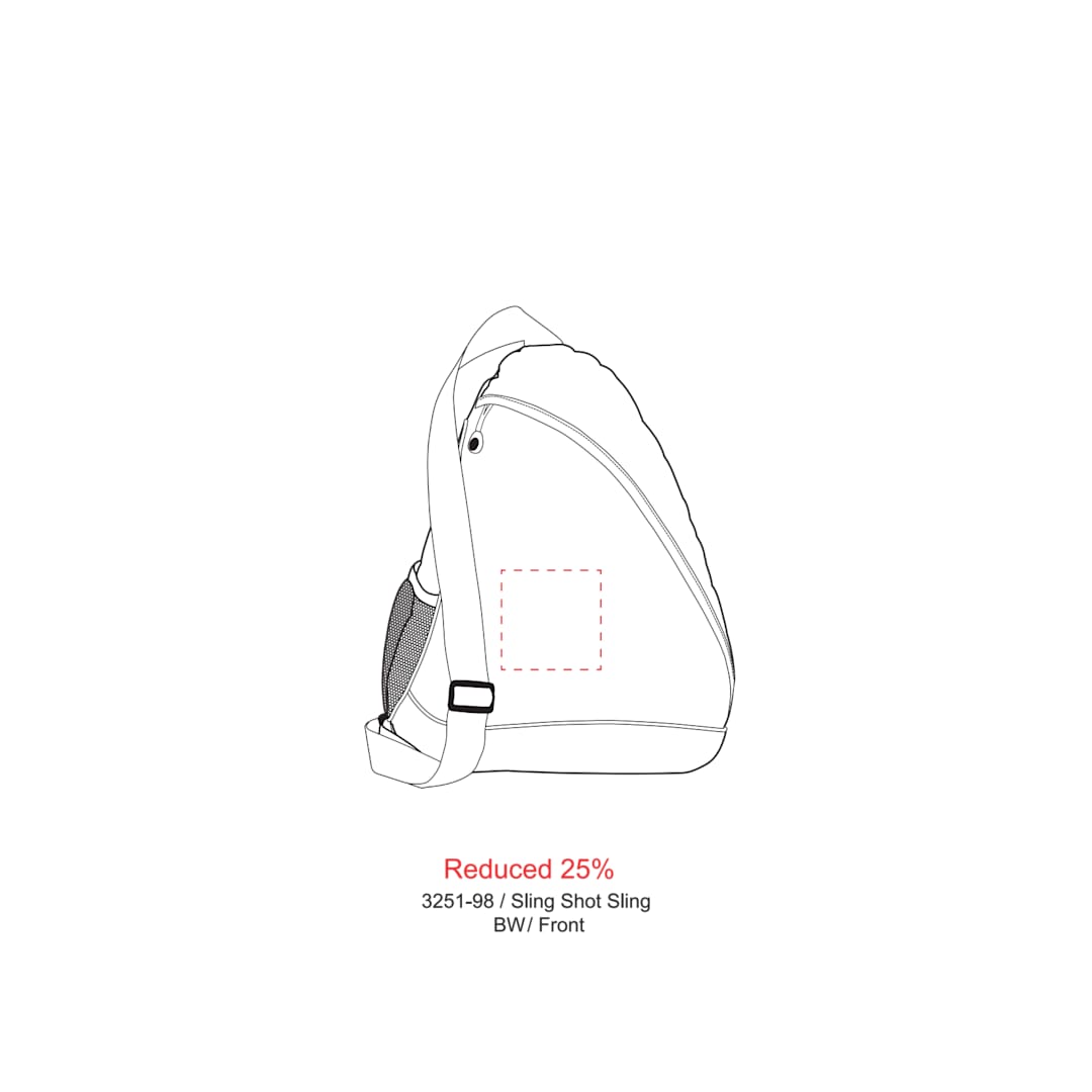 Sling Shot Sling Backpack - 3251-98 Gray