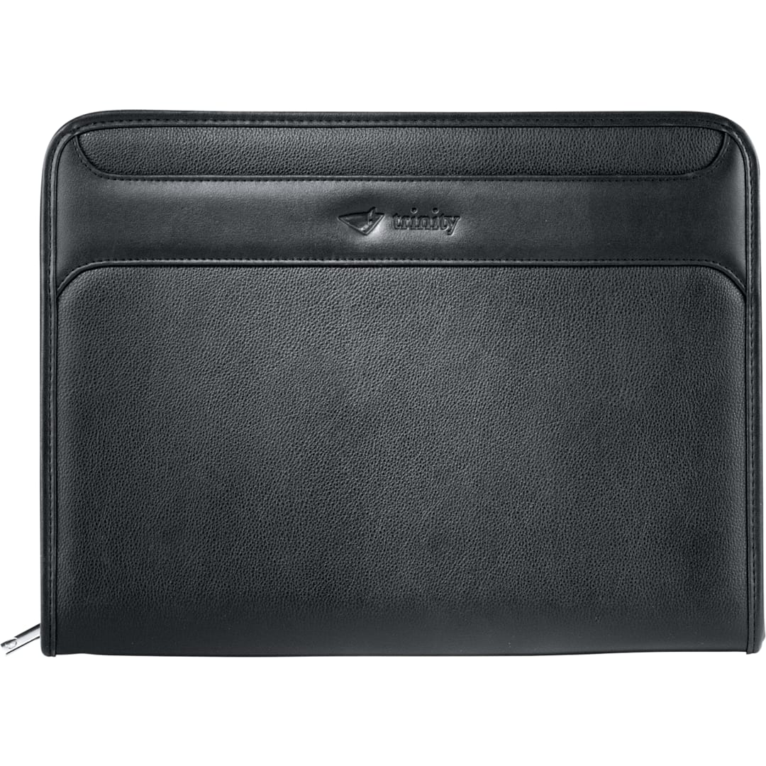 Burke FSC&#174; Mix Burke Zippered Padfolio - 3280-10 Black