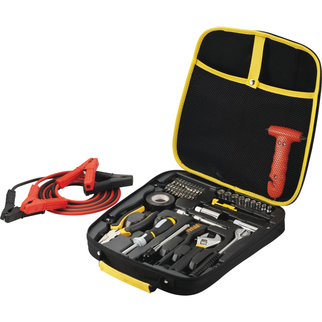 Highway Deluxe Roadside Kit with Tools - 3350-46 Black