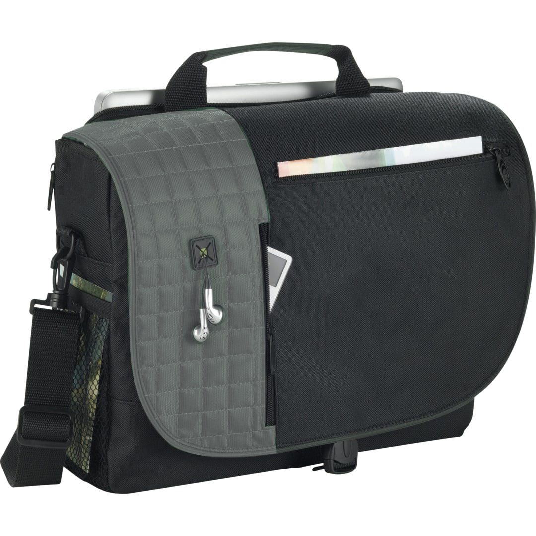 Verve TSA 15&quot; Computer Messenger Bag - 3450-12 Black