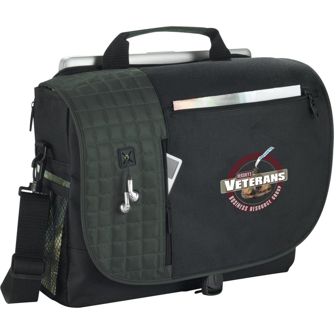 Verve TSA 15&quot; Computer Messenger Bag - 3450-12 Black