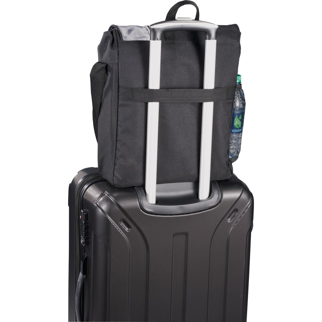 Gridlock Vertical 15" Computer Messenger Bag - 3450-13 Black