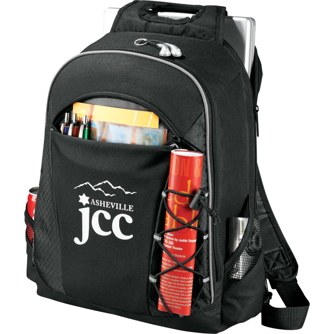 Summit TSA 15" Computer Sling Backpack - 3450-40 Black