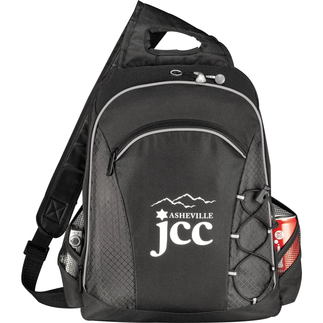 Summit TSA 15" Computer Sling Backpack - 3450-40 Black