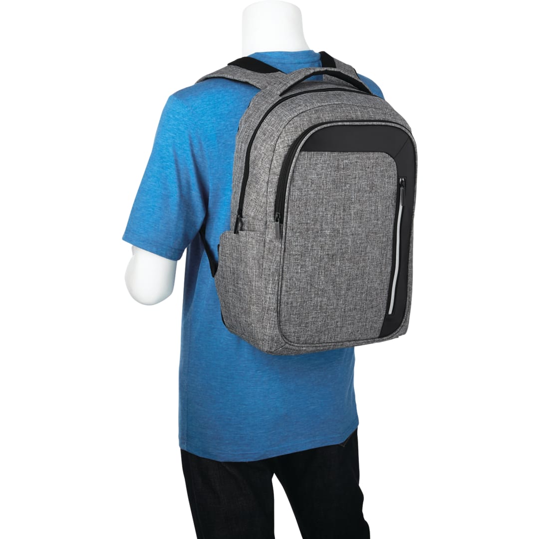 Vault RFID Security 15" Computer Backpack - 3450-41 Gray