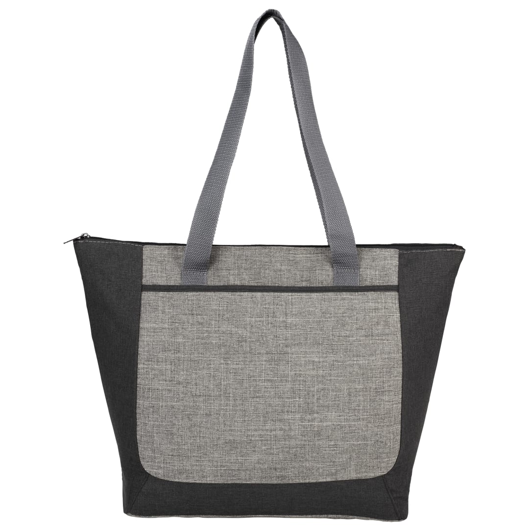 Reclaim Recycled Zippered Tote - 3450-71 Gray