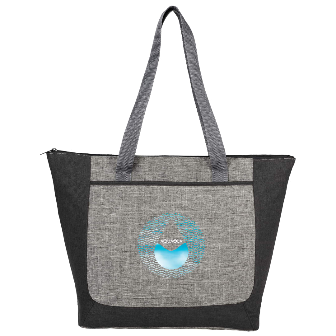 Reclaim Recycled Zippered Tote - 3450-71 Gray