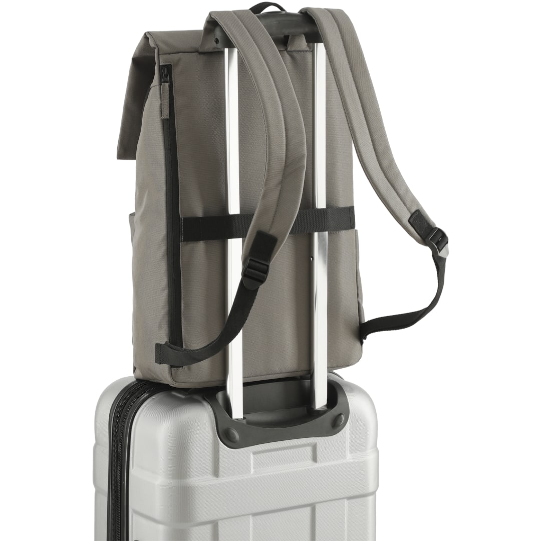 Merritt Recycled 15&quot; Computer Backpack - 3451-03 Gray