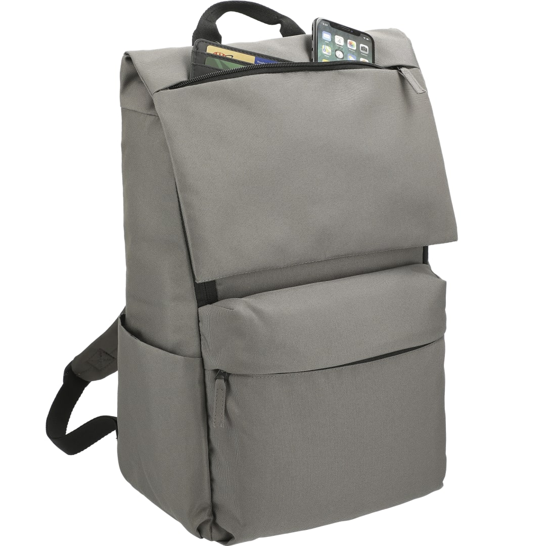 Merritt Recycled 15&quot; Computer Backpack - 3451-03 Gray