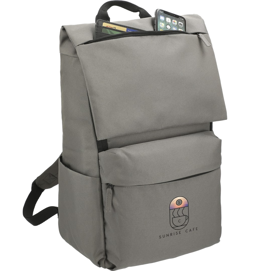 Merritt Recycled 15&quot; Computer Backpack - 3451-03 Gray