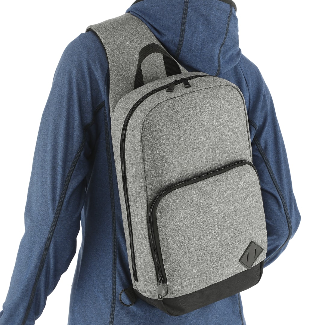 Graphite Deluxe Recycled Sling Backpack - 3451-04 Gray