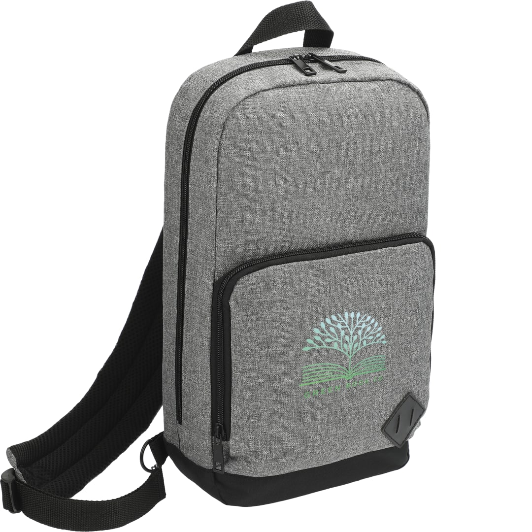 Graphite Deluxe Recycled Sling Backpack - 3451-04 Gray