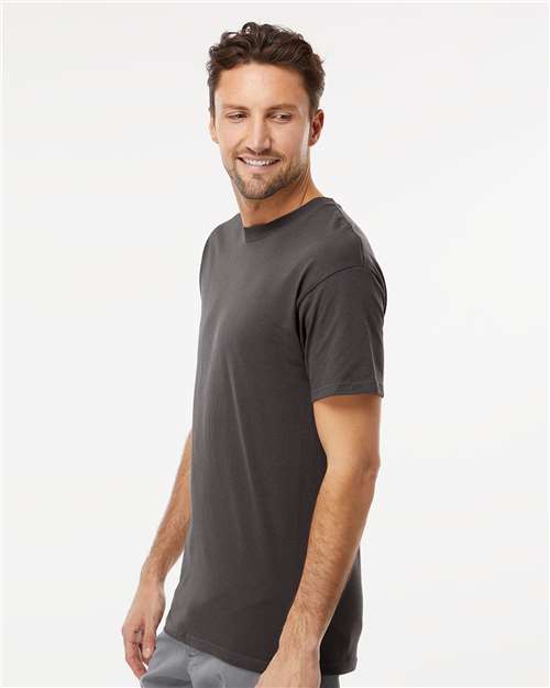 M&O Men's Gold Soft Touch T-Shirt - 4800 - 4800M Charcoal