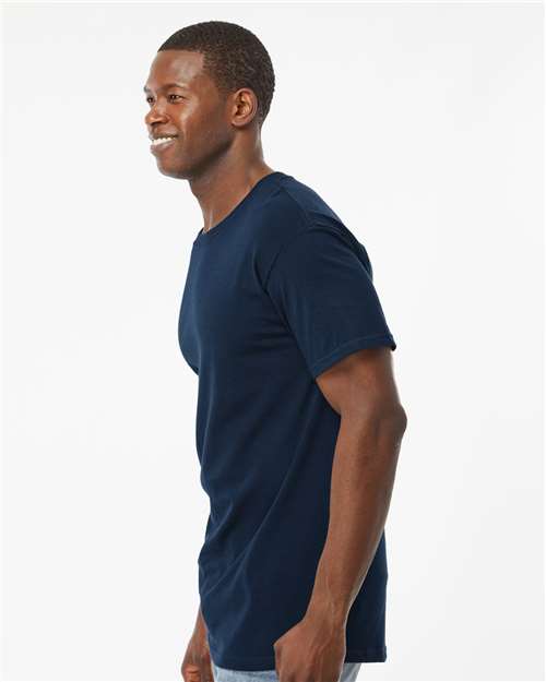 M&O Men's Gold Soft Touch T-Shirt - 4800 - 4800M Deep Navy