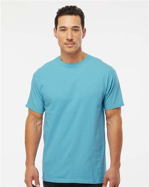 M&O Men's Gold Soft Touch T-Shirt - 4800 - 4800M Diving Blue
