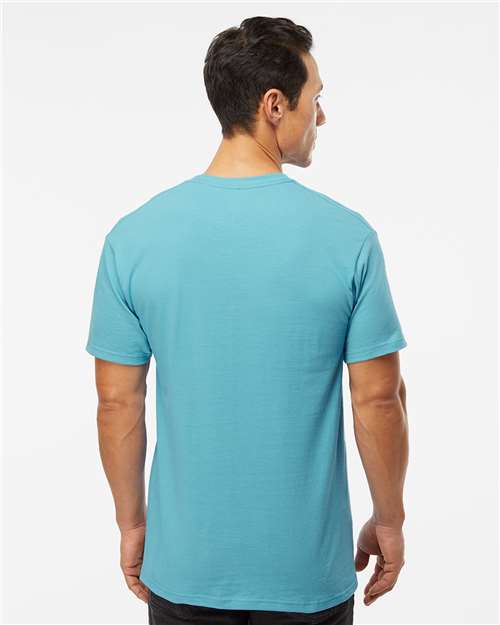M&O Men's Gold Soft Touch T-Shirt - 4800 - 4800M Diving Blue