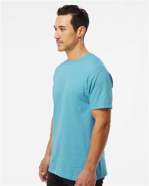 M&O Men's Gold Soft Touch T-Shirt - 4800 - 4800M Diving Blue