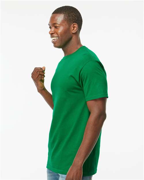 M&O Men's Gold Soft Touch T-Shirt - 4800 - 4800M Fine Kelly Green