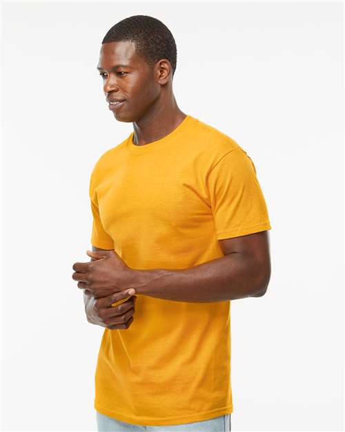 M&O Men's Gold Soft Touch T-Shirt - 4800 - 4800M Gold